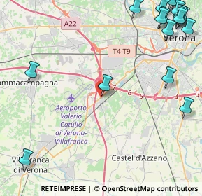 Mappa Via Cavour, 37062 Dossobuono VR, Italia (7.062)