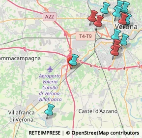 Mappa Via Cavour, 37062 Dossobuono VR, Italia (5.73786)