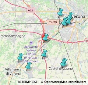 Mappa Via Cavour, 37062 Dossobuono VR, Italia (4.56)