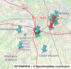 Mappa Via Cavour, 37062 Dossobuono VR, Italia (3.26182)