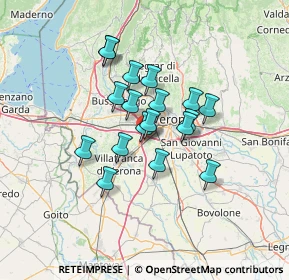 Mappa Via Cavour, 37062 Dossobuono VR, Italia (10.01833)