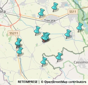 Mappa Via Paolo Borsellino e Giovanni Falcone, 28060 Sozzago NO, Italia (3.55615)