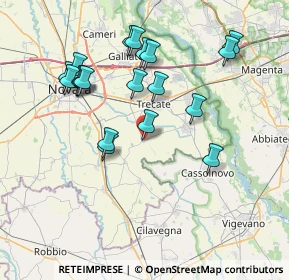 Mappa Via Paolo Borsellino e Giovanni Falcone, 28060 Sozzago NO, Italia (7.55632)