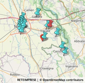 Mappa Via Paolo Borsellino e Giovanni Falcone, 28060 Sozzago NO, Italia (8.206)