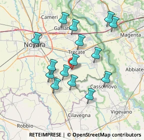 Mappa Via Paolo Borsellino e Giovanni Falcone, 28060 Sozzago NO, Italia (6.656)