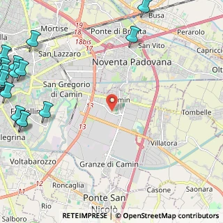 Mappa Via Liguria, 35020 Villatora PD, Italia (4.0245)
