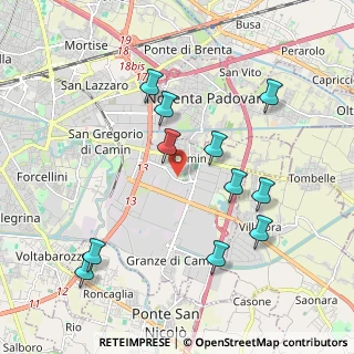 Mappa Via Liguria, 35020 Villatora PD, Italia (2.05818)