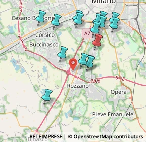 Mappa Strada 4, 20089 Rozzano MI, Italia (4.04313)