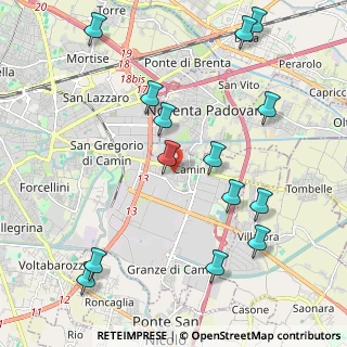 Mappa Via Piemonte, 35127 Padova PD, Italia (2.44214)