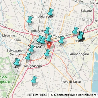 Mappa Via Piemonte, 35127 Padova PD, Italia (8.742)