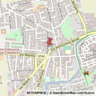 Mappa Via Antonio Gramsci, 2, 26029 Soncino CR, Italia, 26029 Soncino, Cremona (Lombardia)