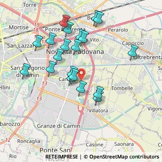 Mappa Via Gustavo Levorin, 35127 Padova PD, Italia (1.9075)