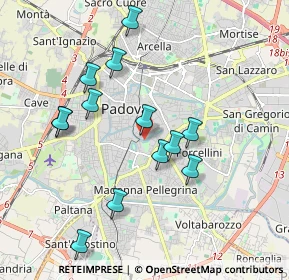 Mappa Via Orto Botanico, 35123 Padova PD, Italia (1.83154)