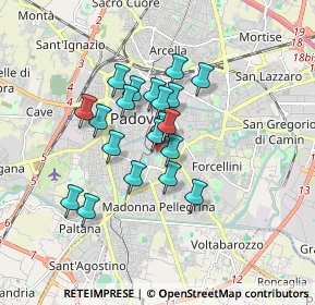 Mappa Via Orto Botanico, 35123 Padova PD, Italia (1.275)