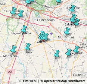 Mappa Via Arnaldo da Brescia, 25016 Ghedi BS, Italia (9.38)