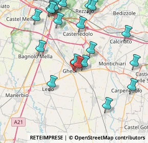 Mappa Via Arnaldo da Brescia, 25016 Ghedi BS, Italia (9.4465)