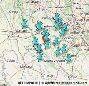 Mappa Via Piemonte, 20081 Abbiategrasso MI, Italia (11.3345)