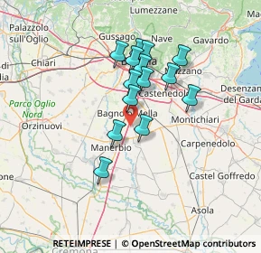 Mappa Via Armando Diaz, 25024 Porzano BS, Italia (10.85929)