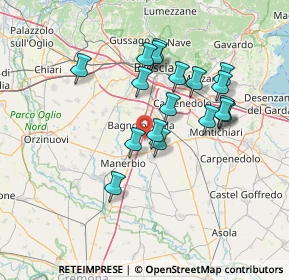 Mappa Via Armando Diaz, 25024 Porzano BS, Italia (12.575)