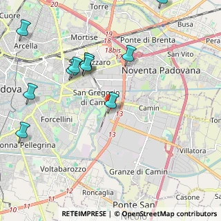 Mappa Via Venezuela, 35127 Padova PD, Italia (2.43909)