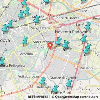 Mappa Via Venezuela, 35127 Padova PD, Italia (3.193)
