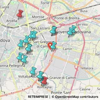 Mappa Via Venezuela, 35127 Padova PD, Italia (2.28632)