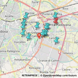 Mappa Via Venezuela, 35127 Padova PD, Italia (1.60733)
