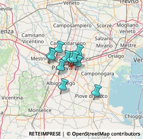 Mappa Via Venezuela, 35127 Padova PD, Italia (6.86818)