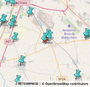 Mappa Via Combattenti, 25016 Ghedi BS, Italia (6.36722)