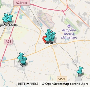 Mappa Via Combattenti, 25016 Ghedi BS, Italia (6.044)