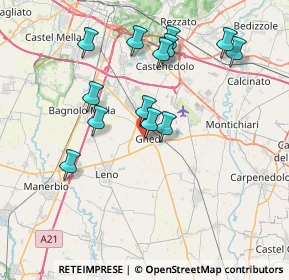 Mappa Via Combattenti, 25016 Ghedi BS, Italia (7.23538)