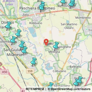 Mappa Strada Prov. Bettola Sordio, 20060 Mediglia MI, Italia (3.4325)