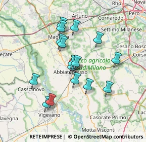 Mappa Via Bellini, 20081 Abbiategrasso MI, Italia (6.21438)