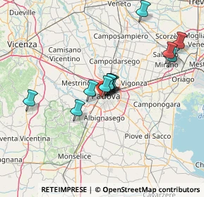 Mappa Via Rodi, 35141 Padova PD, Italia (11.7875)