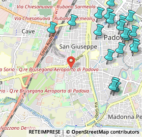 Mappa Via Rodi, 35141 Padova PD, Italia (1.4675)