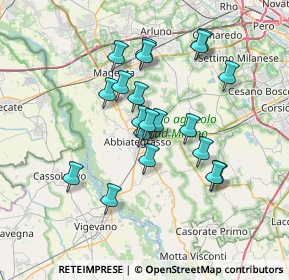 Mappa Via Antonio Vivaldi, 20081 Abbiategrasso MI, Italia (6.072)