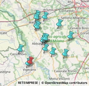 Mappa Via Antonio Vivaldi, 20081 Abbiategrasso MI, Italia (6.25875)