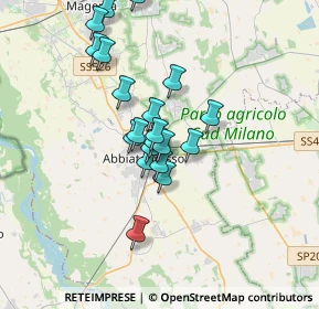 Mappa Via Antonio Vivaldi, 20081 Abbiategrasso MI, Italia (2.802)