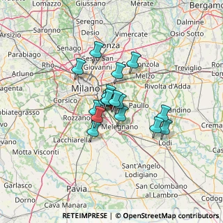 Mappa Via Ludovico Ariosto, 20098 San Giuliano Milanese MI, Italia (8.41647)