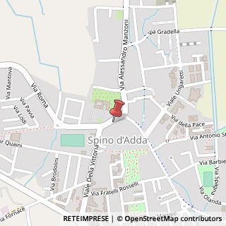 Mappa Via Roma, 3, 26016 Spino d'Adda, Cremona (Lombardia)