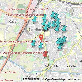 Mappa Via Cremona, 35142 Padova PD, Italia (0.9295)