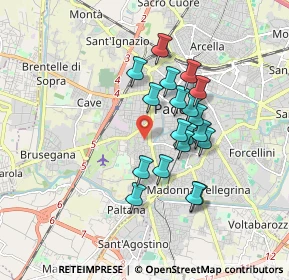 Mappa Via Cremona, 35142 Padova PD, Italia (1.43895)