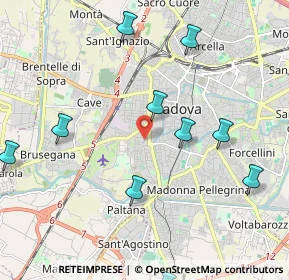 Mappa Via Cremona, 35142 Padova PD, Italia (2.82)