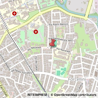 Mappa Via Nazareth, 34, 35128 Padova, Padova (Veneto)