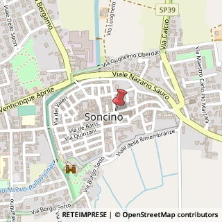 Mappa Via F. Trovatelli, 11, 26029 Soncino, Cremona (Lombardia)