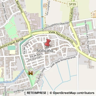 Mappa Piazza Giuseppe Garibaldi, 1, 26029 Soncino, Cremona (Lombardia)