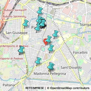 Mappa Via Beato Luca Belludi, 35121 Padova PD, Italia (0.9215)
