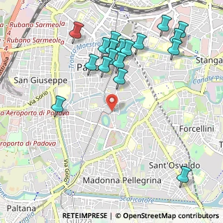 Mappa Via Donatello, 35123 Padova PD, Italia (1.16278)