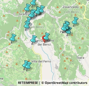 Mappa Via Roma, 36040 San Germano dei Berici VI, Italia (2.26)