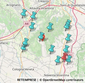 Mappa Via Roma, 36040 San Germano dei Berici VI, Italia (8.07533)